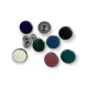Enamel Snap Fasteners Flat Coin Shape 18 mm - 29 L E 1002 MN Enamel Snap Fasteners Flat Coin Shape 18 mm - 29 L E 1002 MN