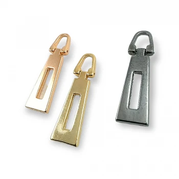 Metal Zipper Pullers 30 mm  Stylish Design E 1597