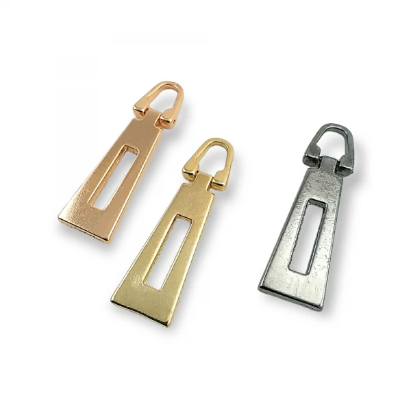 Metal Fermuar Elciği 30 mm  Şık Tasarım E 1597