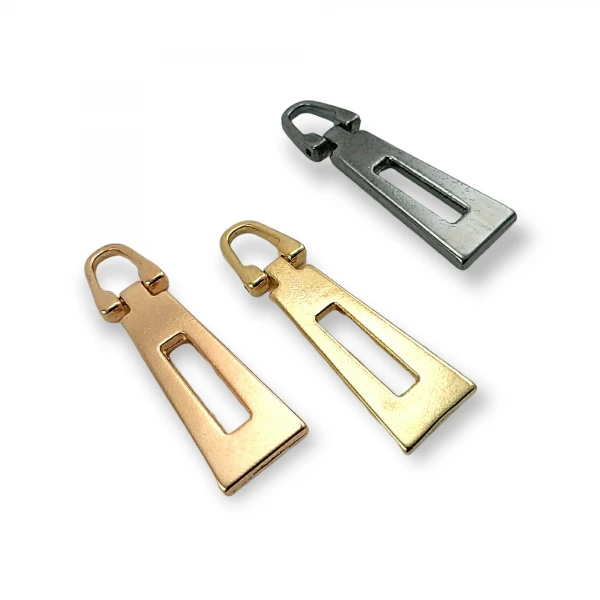 Metal Fermuar Elciği 30 mm  Şık Tasarım E 1597