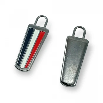 Zipper Pullers 4 cm 3 Colors Epoxy Coat and Jacket Pullers E 1790