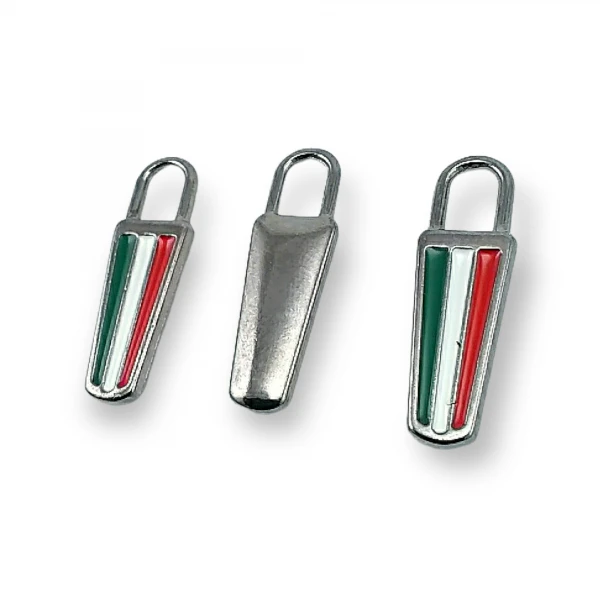 Enamel Zipper Pullers 3 Colors Combination 3 cm E 1791