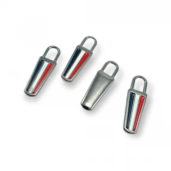 Enamel Zipper Pullers 3 Colors Combination 3 cm E 1791