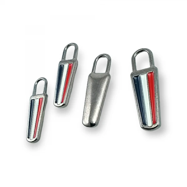 Enamel Zipper Pullers 3 Colors Combination 3 cm E 1791