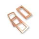 Metal Eyelet Rectangle Shape 40 x 20 mm E 1983 Metal Eyelet Rectangle Shape 40 x 20 mm E 1983