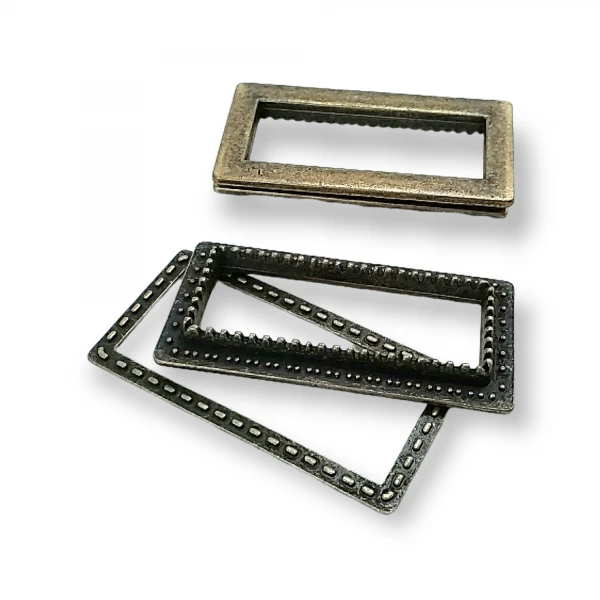 Metal Eyelet Rectangle Shape 40 x 20 mm E 1983 Metal Eyelet Rectangle Shape 40 x 20 mm E 1983