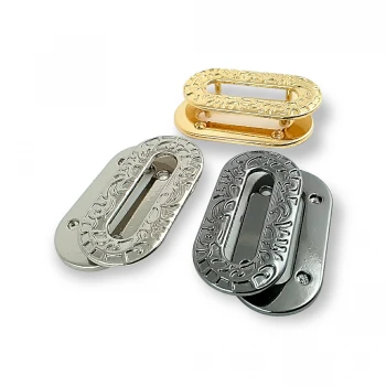 Eyelet Zinc Alloy Metal Decorative Patterned 28 x 40 mm E 664