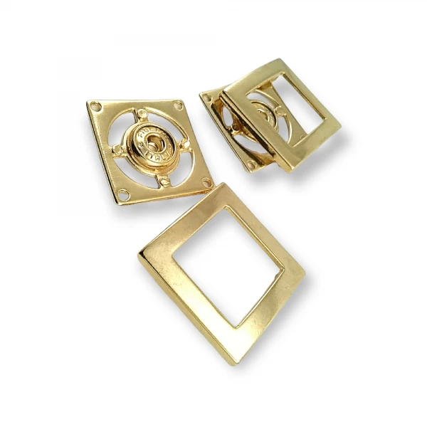 Mont , Kaban ve Ceket için Metal Çıtçıt Düğme 32 x 32 mm Е 1831