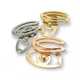 Coat and Jacket Metal Snap Button 40 x 22 mm E 1839