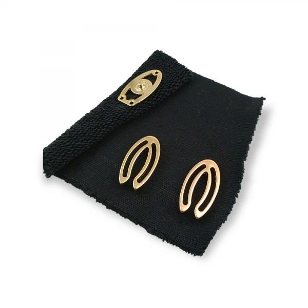 Coat and Jacket Metal Snap Button 40 x 22 mm E 1839
