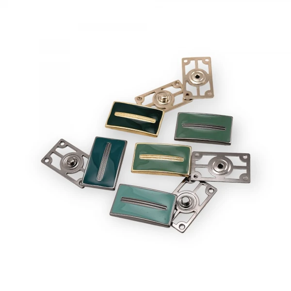 Mineli Şık Çıt Çıt Düğme 35 x 21 mm E 2113