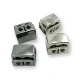 Çift Bağcık Delikli Tek Basma Düğmeli 16 mm x 13 mm Kordon Kilidi E 2239