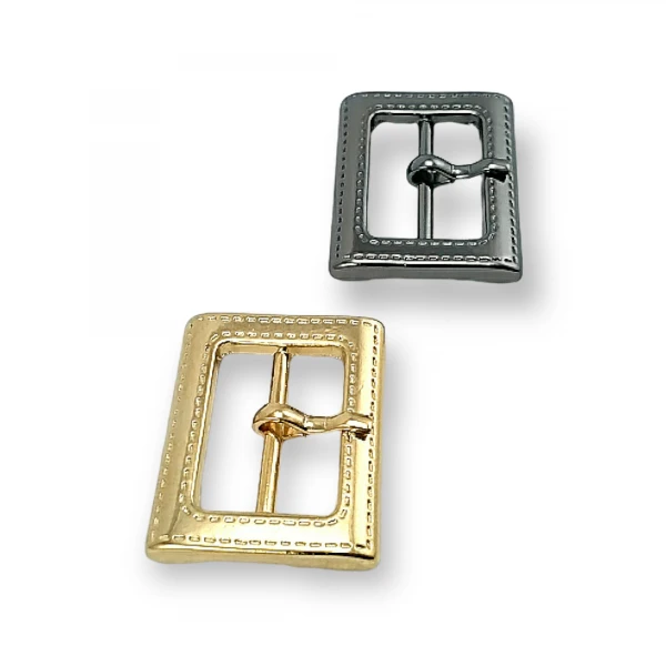 Belt Buckle 2 cm Edge Pattern Center Bar Buckle E 484 Belt Buckle 2 cm Edge Pattern Center Bar Buckle E 484