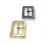 Belt Buckle 2 cm Edge Pattern Center Bar Buckle E 484