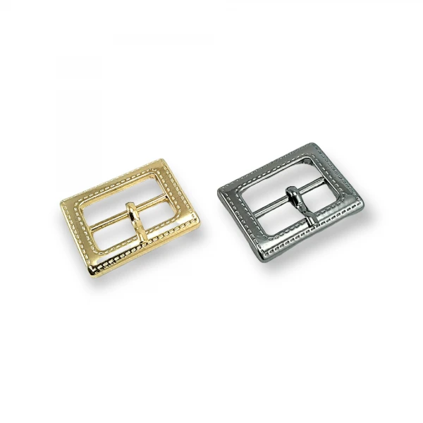 Belt Buckle 2 cm Edge Pattern Center Bar Buckle E 484 Belt Buckle 2 cm Edge Pattern Center Bar Buckle E 484