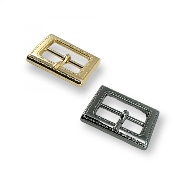 Belt Buckle 2 cm Edge Pattern Center Bar Buckle E 484 Belt Buckle 2 cm Edge Pattern Center Bar Buckle E 484