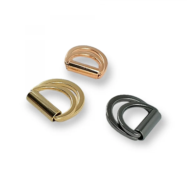Çift D Toka 14 mm Kemer ve Çanta Tokası E 1773 Çift D Toka 14 mm Kemer ve Çanta Tokası E 1773