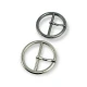 Belt Buckle - Round Ceneter Bar Buckle 3 cm E 2127 Belt Buckle - Round Ceneter Bar Buckle 3 cm E 2127