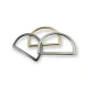 Metal D Buckle Bag and Clothing Accessory 4 cm E 881 Metal D Buckle Bag and Clothing Accessory 4 cm E 881
