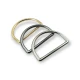 Metal D Buckle Bag and Clothing Accessory 4 cm E 881 Metal D Buckle Bag and Clothing Accessory 4 cm E 881