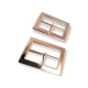 Center Buckle 4 cm  Rectangular Plain Wide Edge Metal Buckle E 1237