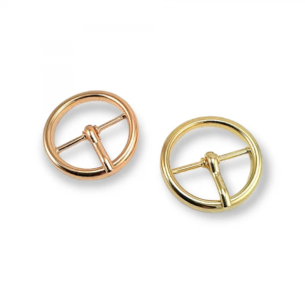 Center Bar Ring Buckle 1,8 cm Belt Buckle E 2130 Center Bar Ring Buckle 1,8 cm Belt Buckle E 2130
