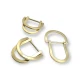 Double Ring D Buckle 23 mm Metal Adjuster and Belt Buckle E 2145