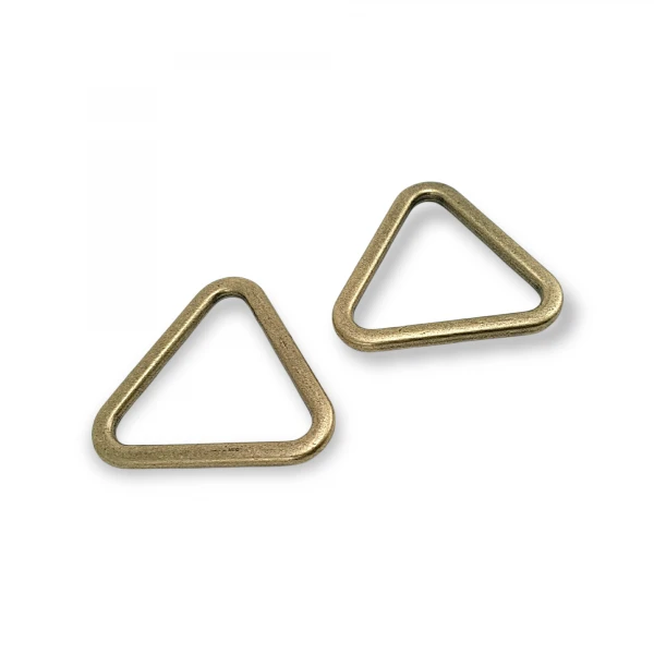Triangle Ring 3,5 cm Metal Frame Buckle E 2179