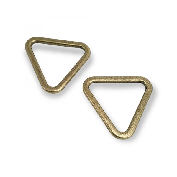 Triangle Ring 3,5 cm Metal Frame Buckle E 2179