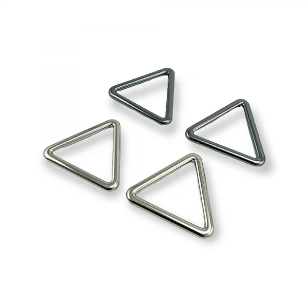 Üçgen Halka 3 cm  Metal Çerçeve Toka E 2180