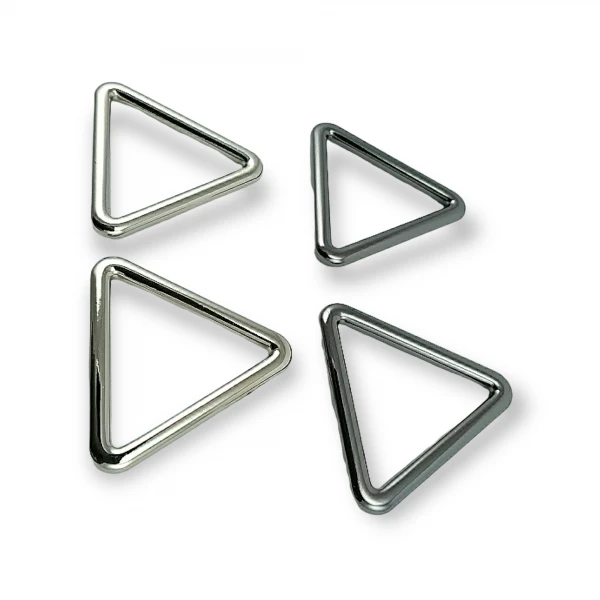 Üçgen Halka 3 cm  Metal Çerçeve Toka E 2180