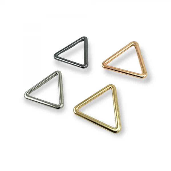 Üçgen Halka 3 cm  Metal Çerçeve Toka E 2180