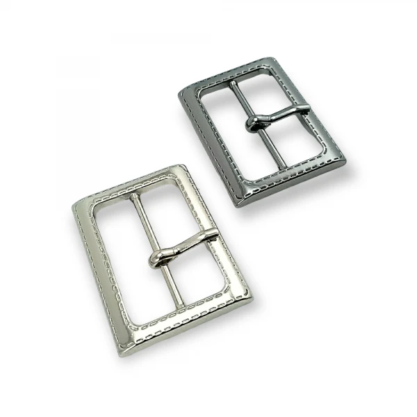 Rectangle Center Bar Buckle 3 cm Belt Buckle E 483 Rectangle Center Bar Buckle 3 cm Belt Buckle E 483
