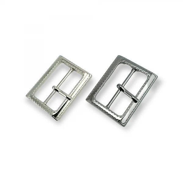 Rectangle Center Bar Buckle 3 cm Belt Buckle E 483 Rectangle Center Bar Buckle 3 cm Belt Buckle E 483