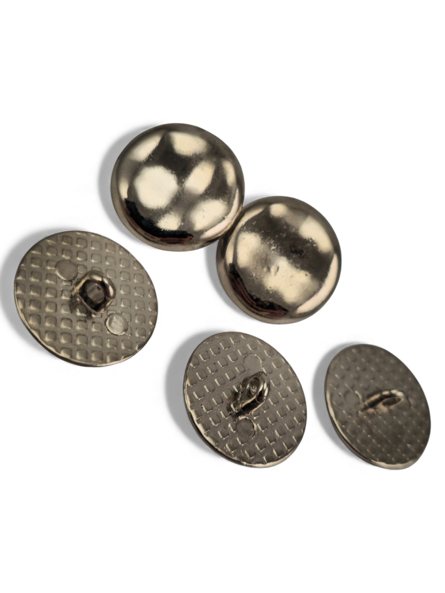 slightly wavy shiny Footed Button, Jacket Button 20 mm - 32 size slightly wavy shiny Footed Button, Jacket Button 20 mm - 32 size