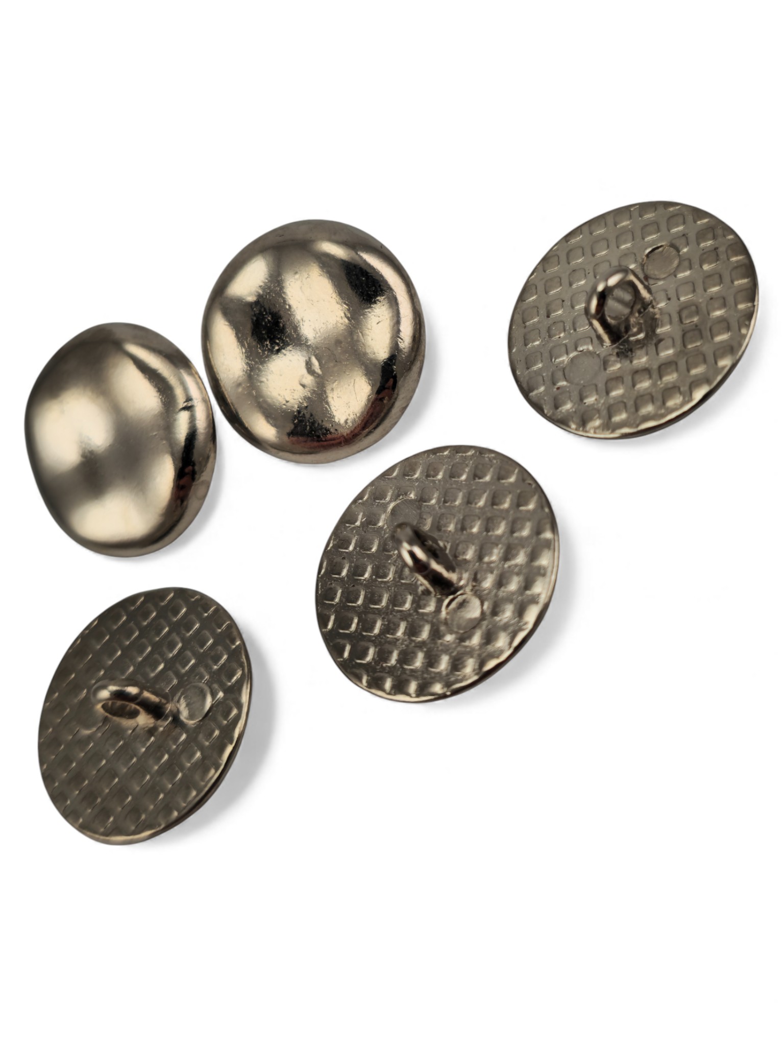 slightly wavy shiny Footed Button, Jacket Button 20 mm - 32 size slightly wavy shiny Footed Button, Jacket Button 20 mm - 32 size