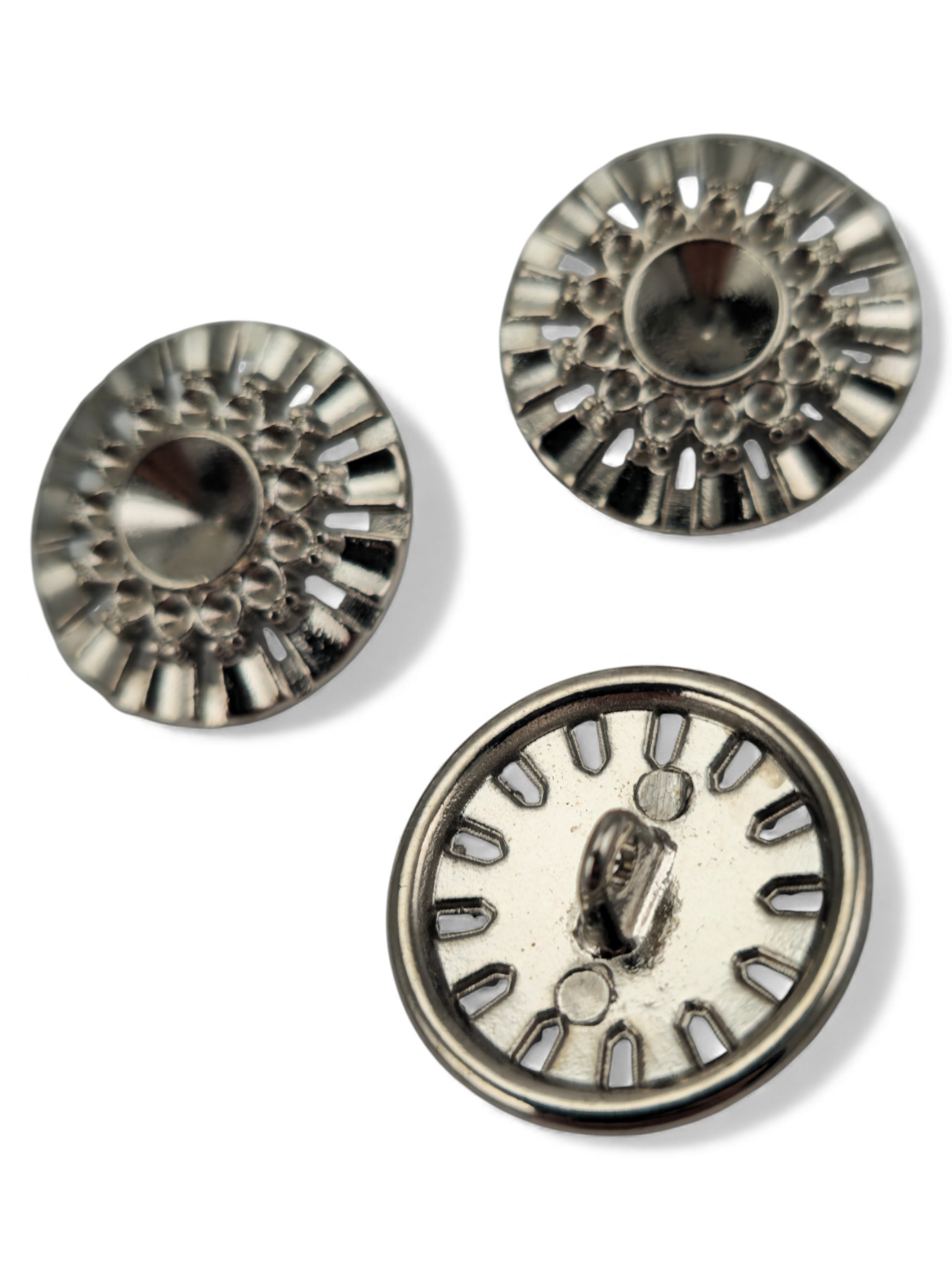 Footed button Enameled Jacket Button 22 mm - 34 size