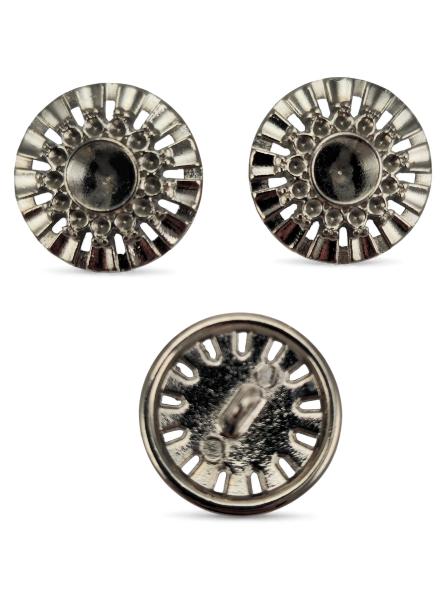 Footed button Enameled Jacket Button 22 mm - 34 size