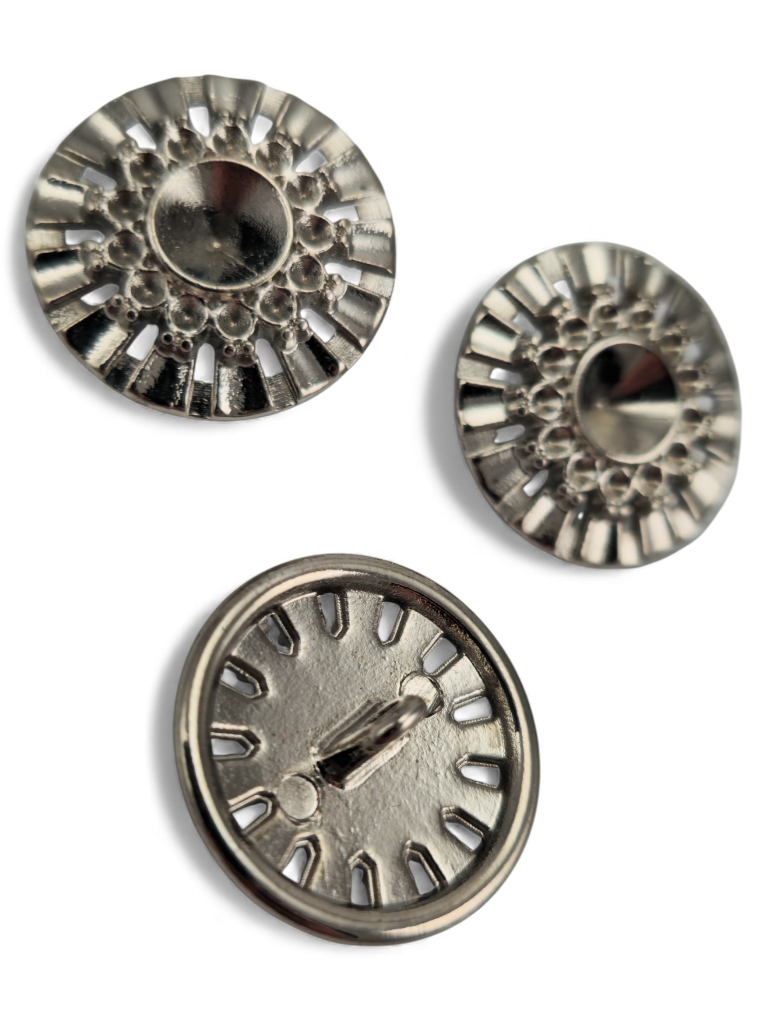 Footed button Enameled Jacket Button 22 mm - 34 size