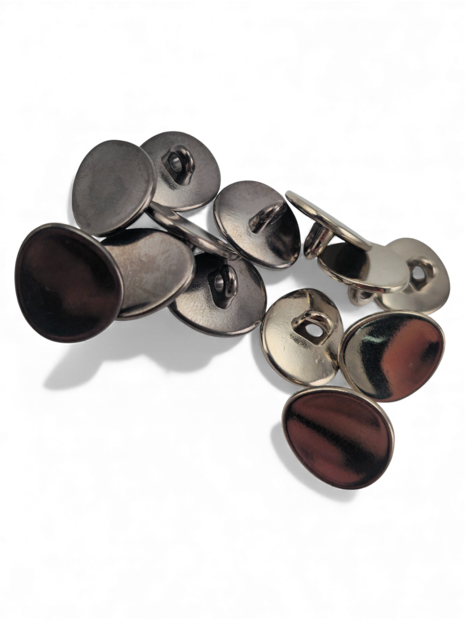 Oval Domed Jacket Button 15 mm x 13 mm Oval Domed Jacket Button 15 mm x 13 mm