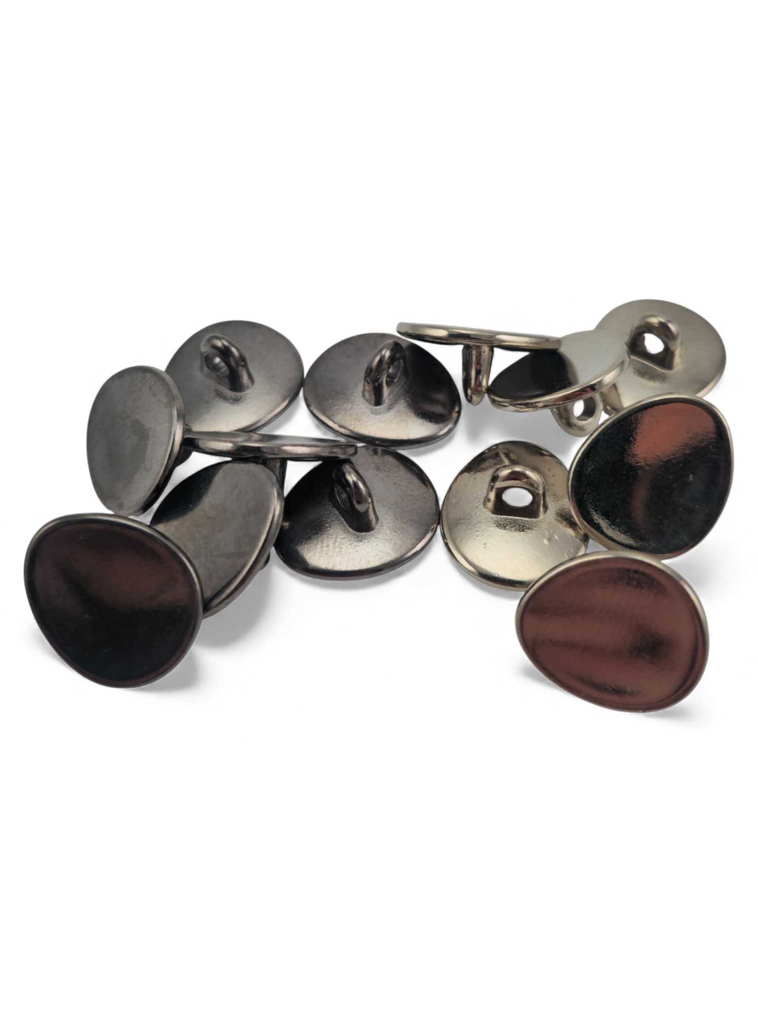 Oval Domed Jacket Button 15 mm x 13 mm Oval Domed Jacket Button 15 mm x 13 mm