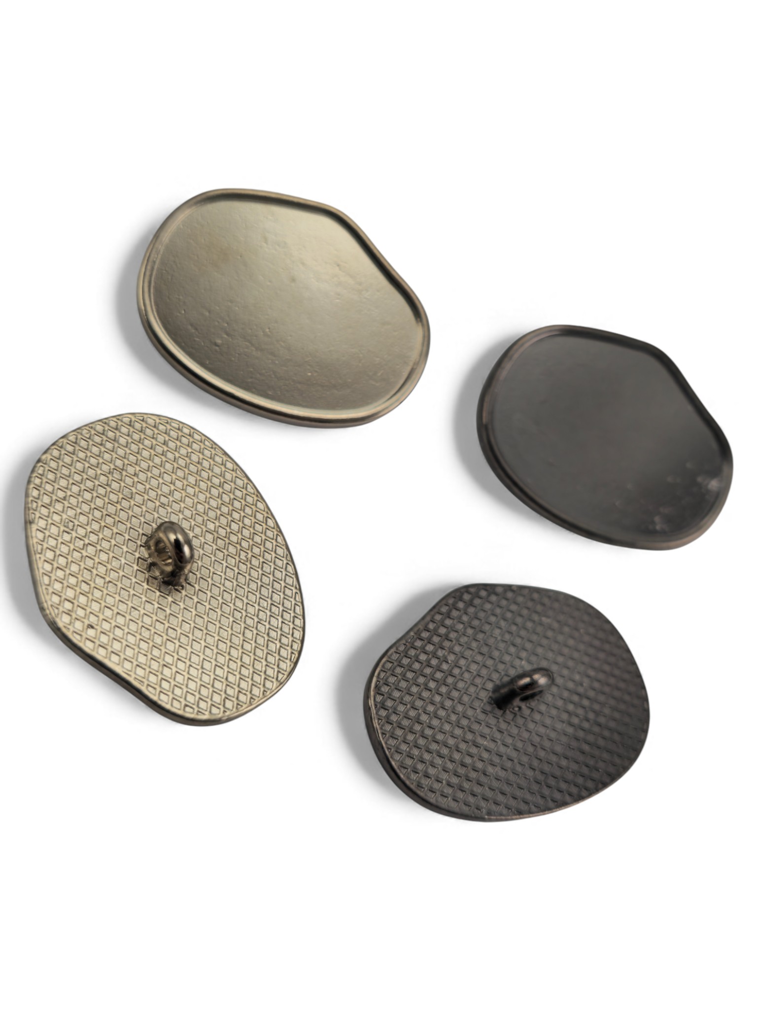 Footed button Oval Form Jacket Button 30 mm x 22.5 mm - 45 size