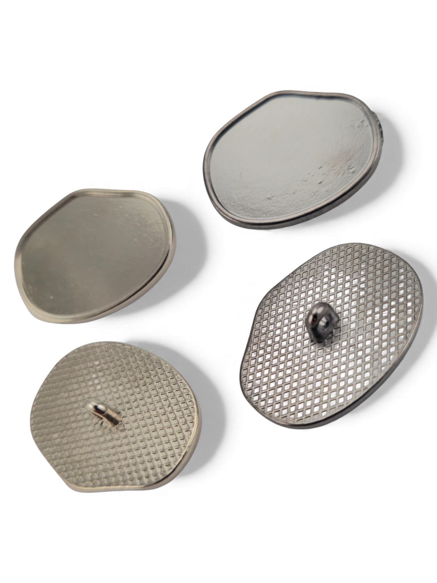 Footed button Oval Form Jacket Button 30 mm x 22.5 mm - 45 size