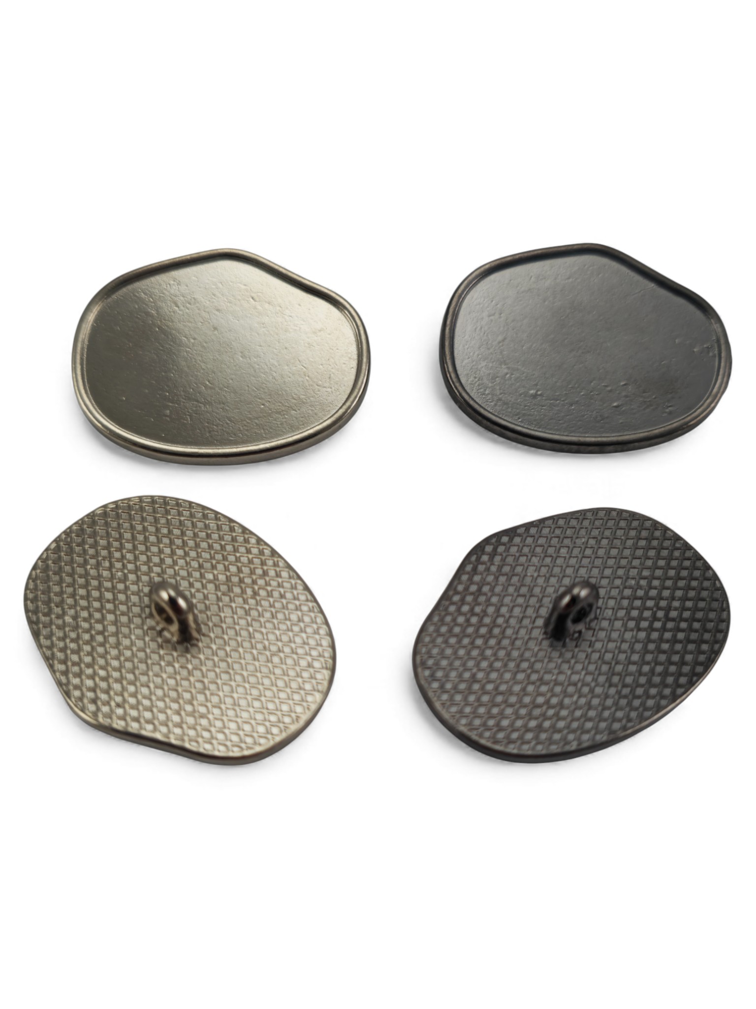 Footed button Oval Form Jacket Button 30 mm x 22.5 mm - 45 size