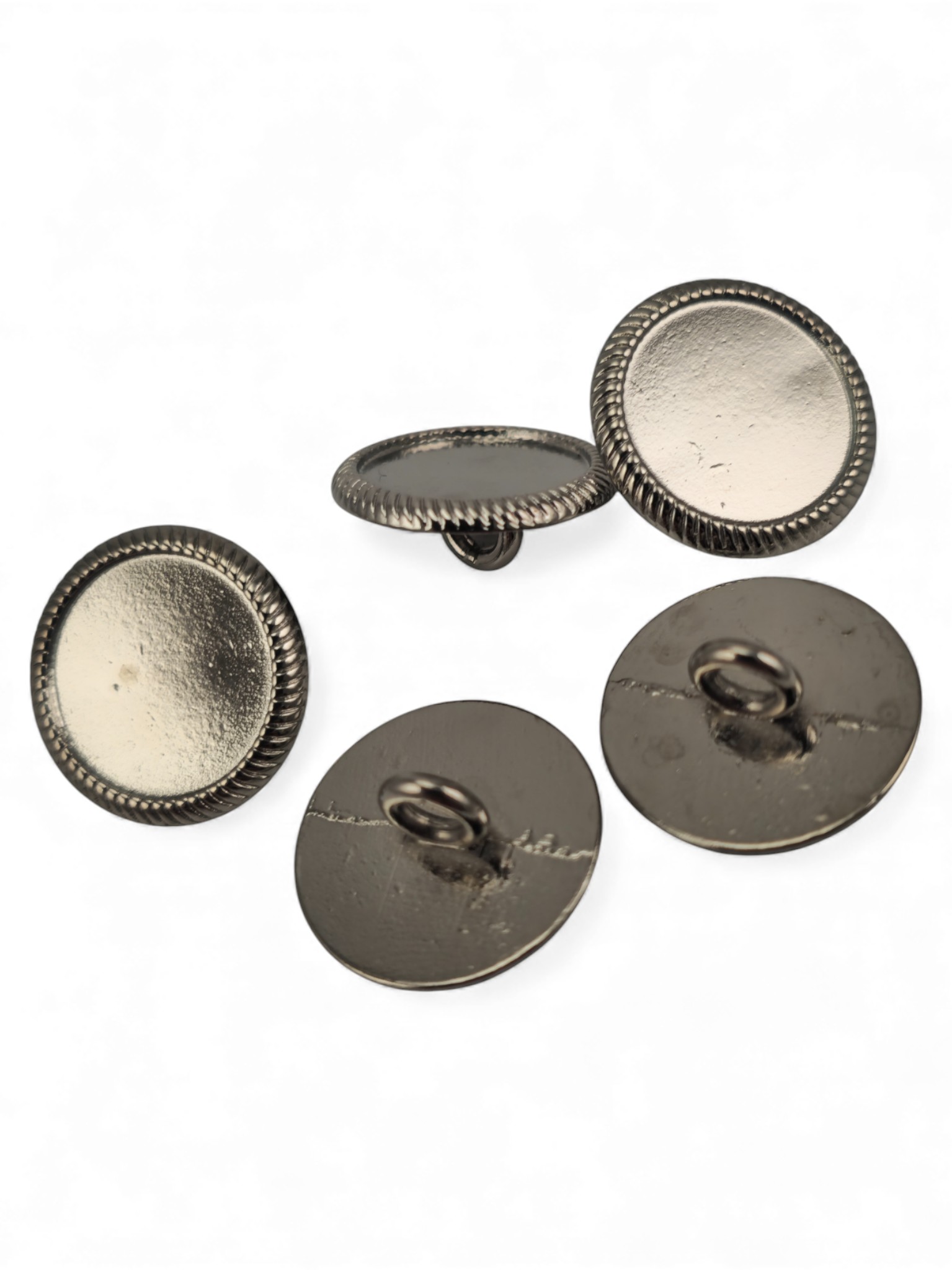Standing button serrated edge Jacket Button 17.5 mm - 26 men Standing button serrated edge Jacket Button 17.5 mm - 26 men