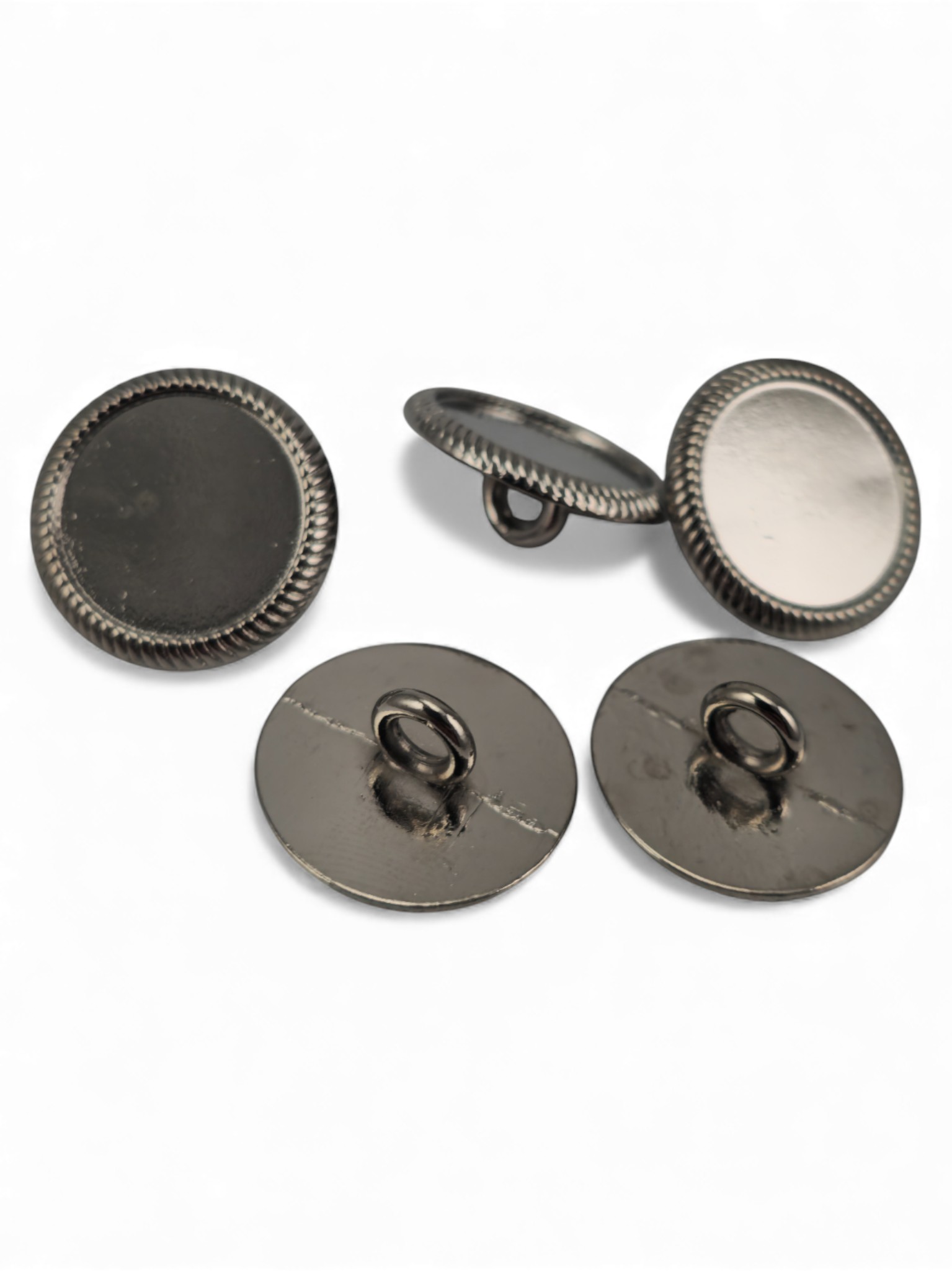 Standing button serrated edge Jacket Button 17.5 mm - 26 men Standing button serrated edge Jacket Button 17.5 mm - 26 men