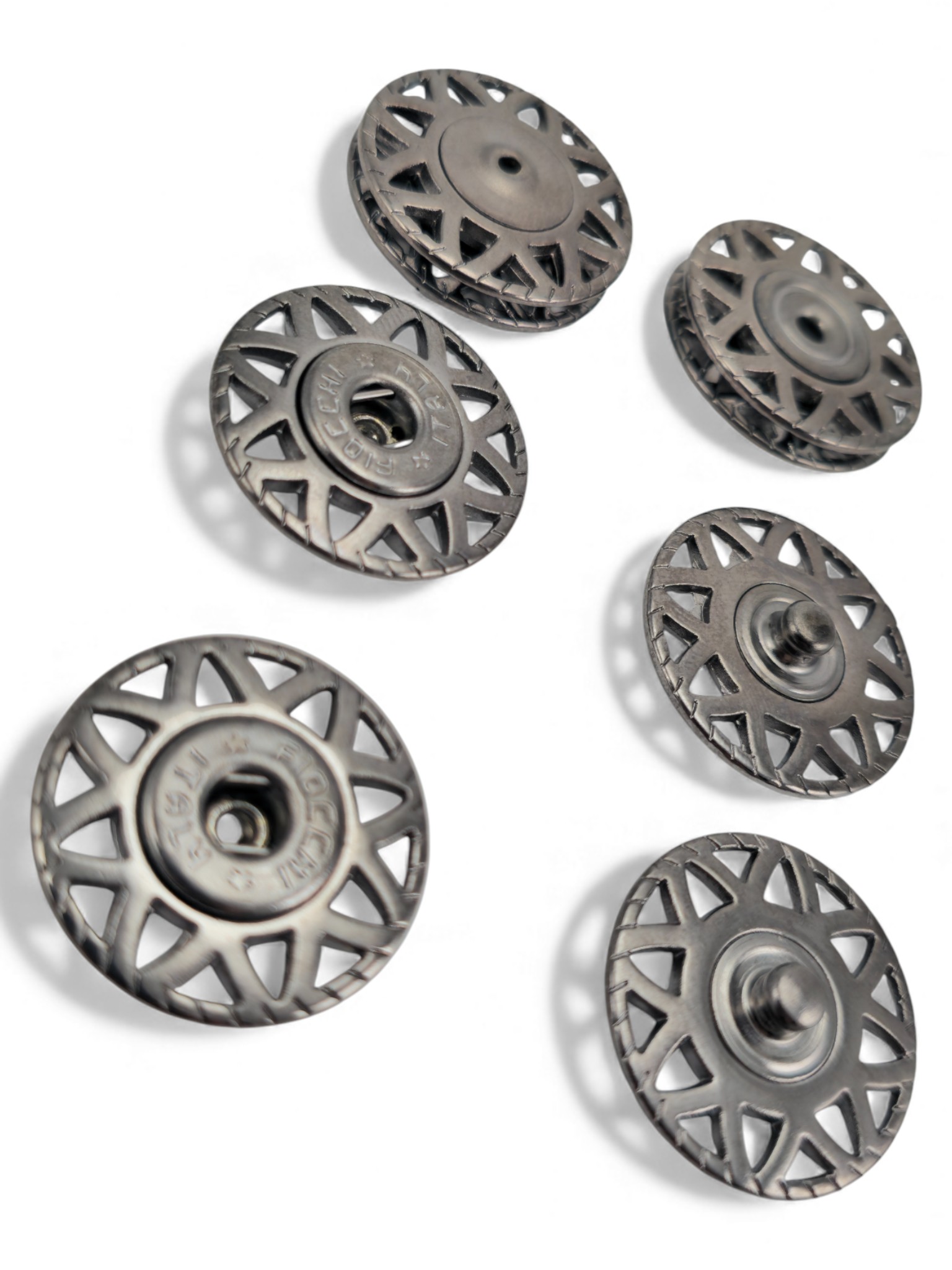 Star patterned 25 mm 40 Size Snap Fastener