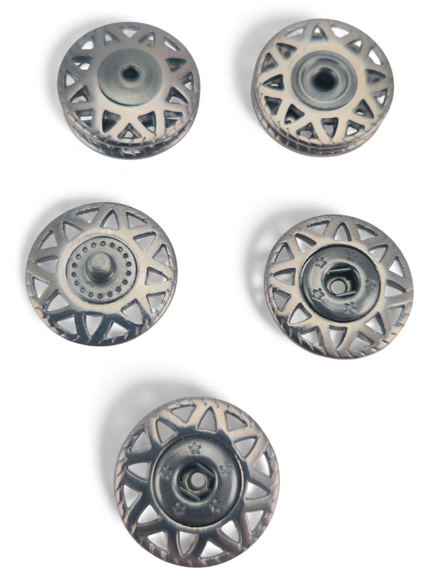 Snap Fastener Star Pattern 20 mm 32 L