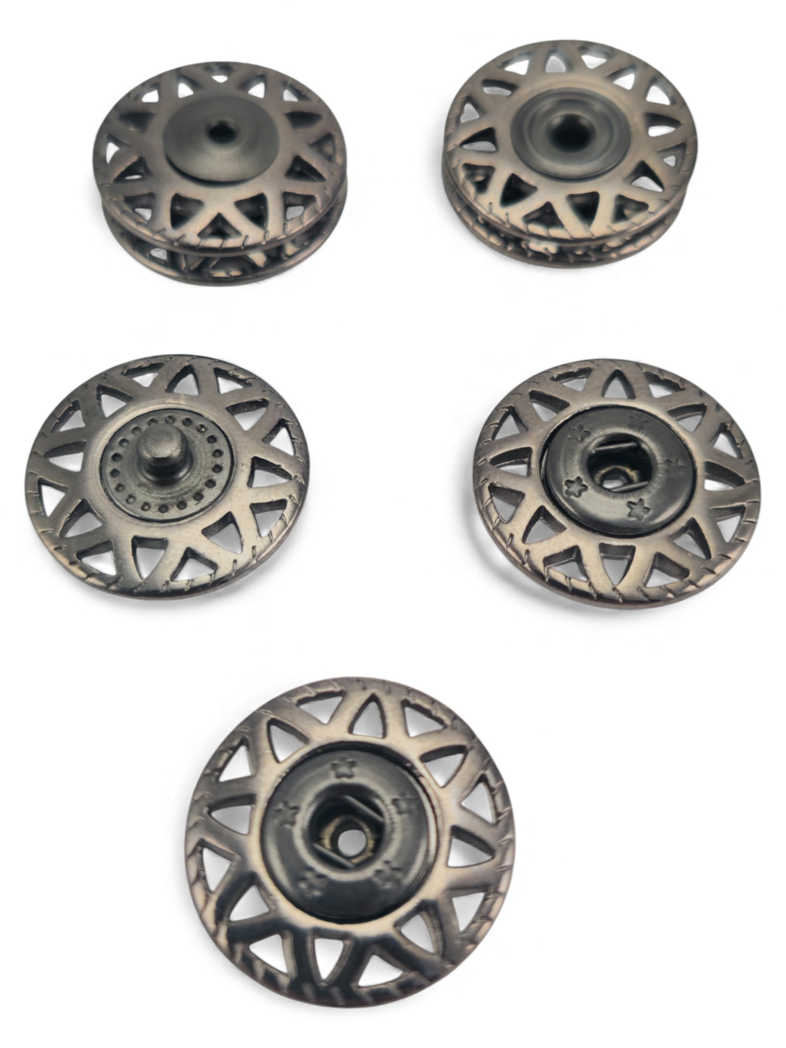 Snap Fastener Star Pattern 20 mm 32 L
