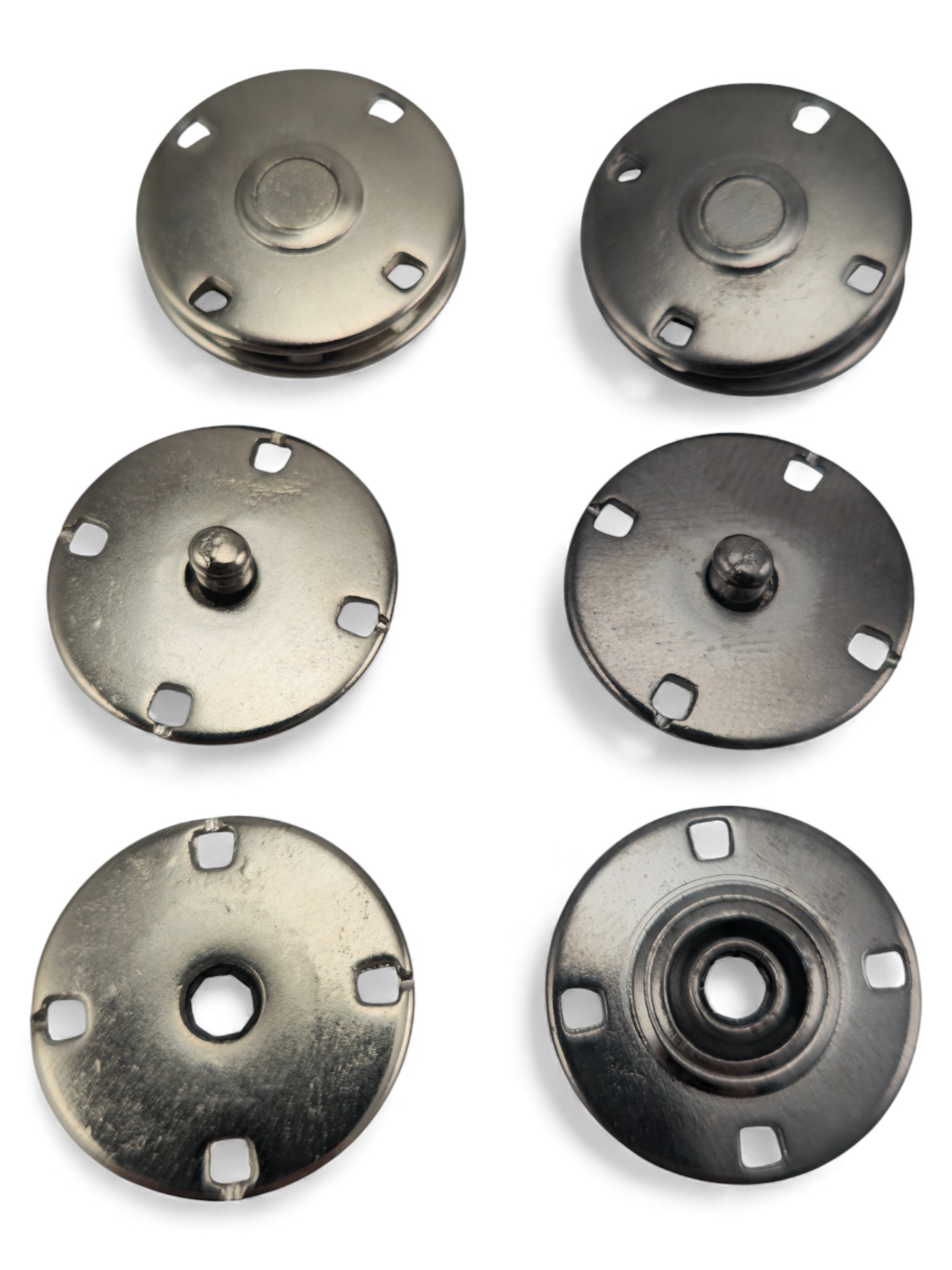 4 Prong Snap Fastener with Cover – Sewn Snap Fastener 4 Prong Snap Fastener with Cover – Sewn Snap Fastener